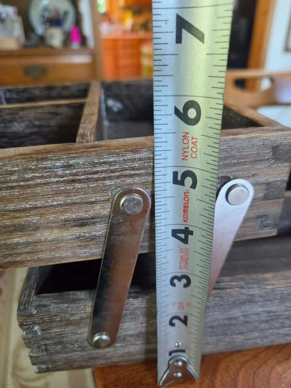 WOOD ORGANIZER HINGED BOX LIFTS TO ANOTHER LEVEL